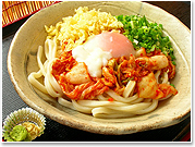 ぶっかけキムチうどん