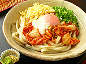 ぶっかけキムチうどん